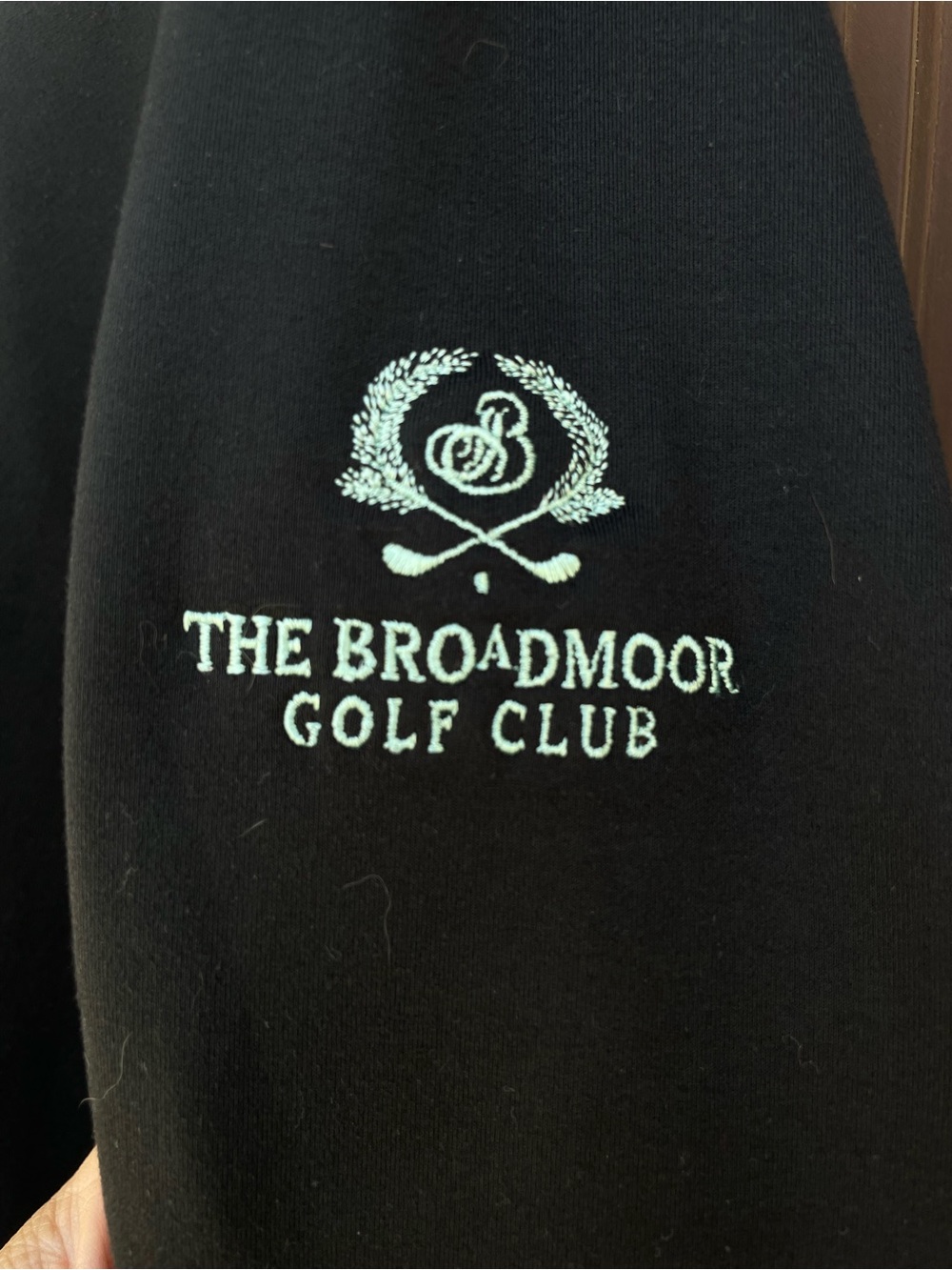 Swannies Black * The Broadmoor * 1/4-Zip Pullover XL - Picture 4 of 10